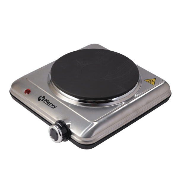 Hervy Flamy Single Electric Cooker 1500W, Thermostat Control, Stainless ...