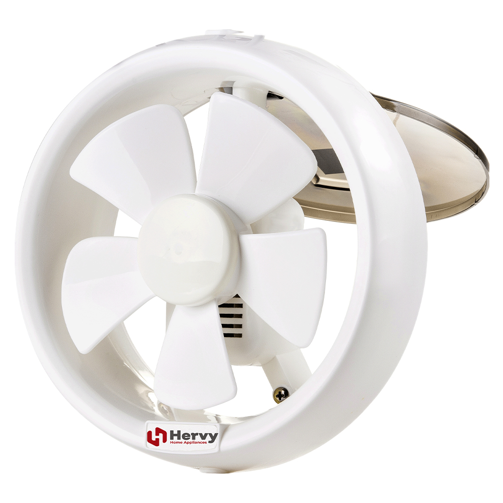Hervy Vento 20 Ventilating Fan 25W, 5 Blades, Plastic Frame, White ...