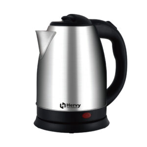 Hervy Tipo Kettle 2L, 1500W, 360° Rotatable Base, Stainless Steel Body