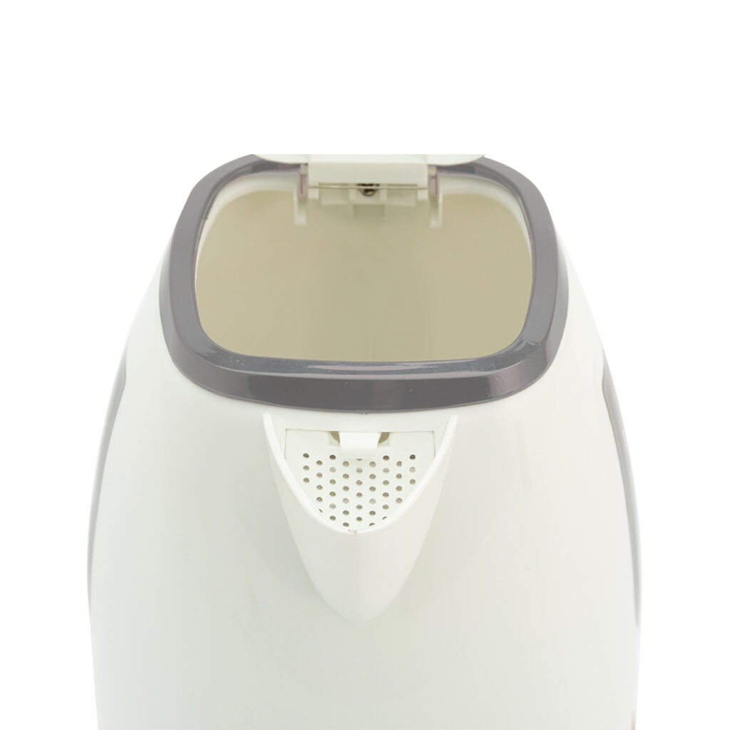 Hervy Trio Kettle 1L, 1200W, 360° Rotatable Base, White – Hervy Egypt